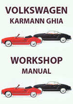 Volkswagen Karman Ghia 1961-1965 Workshop Repair Manual and Spare Parts Caralogue